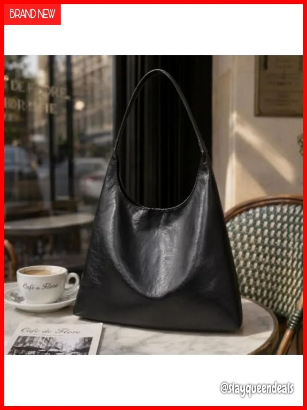 Soft Vegan Leather Hobo Bag for Women with Matching Wallet - Tote Purses for